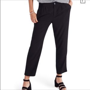 🌷⬇️Madewell Crop Track Trousers True Black, Large